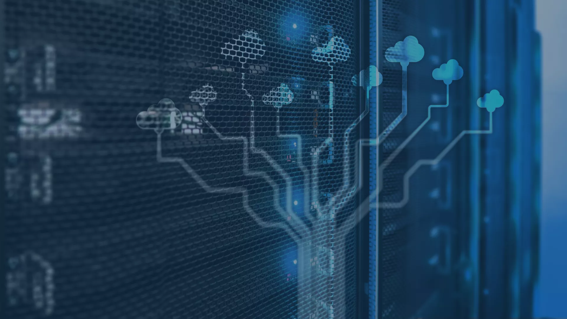 Server und Cloud-Computing-Visualisierung zur Darstellung der Datenverarbeitung im Kontext der DSGVO. Symbolische Darstellung der Verbindung von Servern und Cloud-Speichern, um die Lebenszyklen personenbezogener Daten zu illustrieren – von der Erfassung und Speicherung bis zur Anonymisierung. Datenschutz und rechtliche Regelungen zur Datenverarbeitung sind essentiell für Unternehmen.